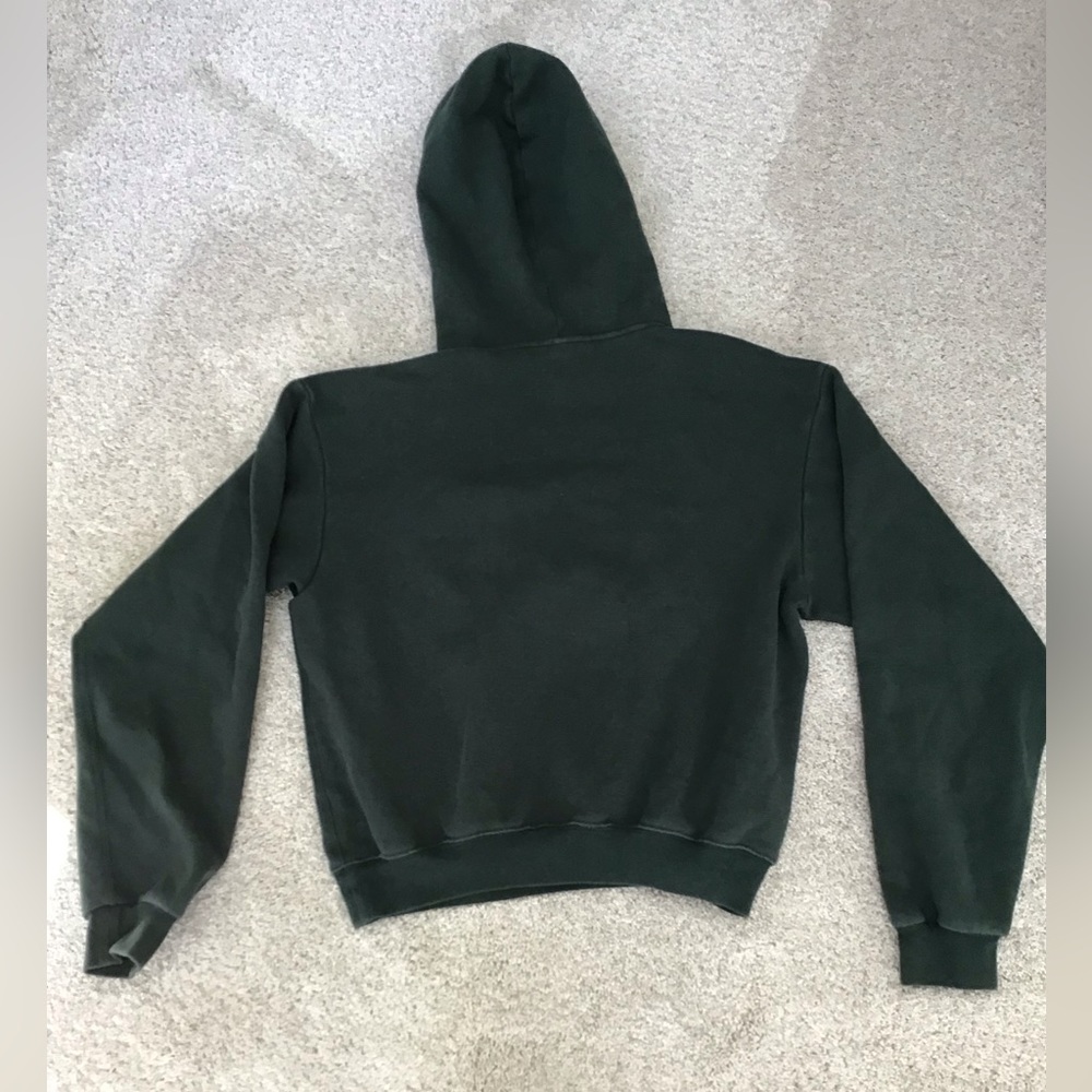 SKIMS Cotton Fleece Classic Hoodie | Spruce - Picture 11 of 12